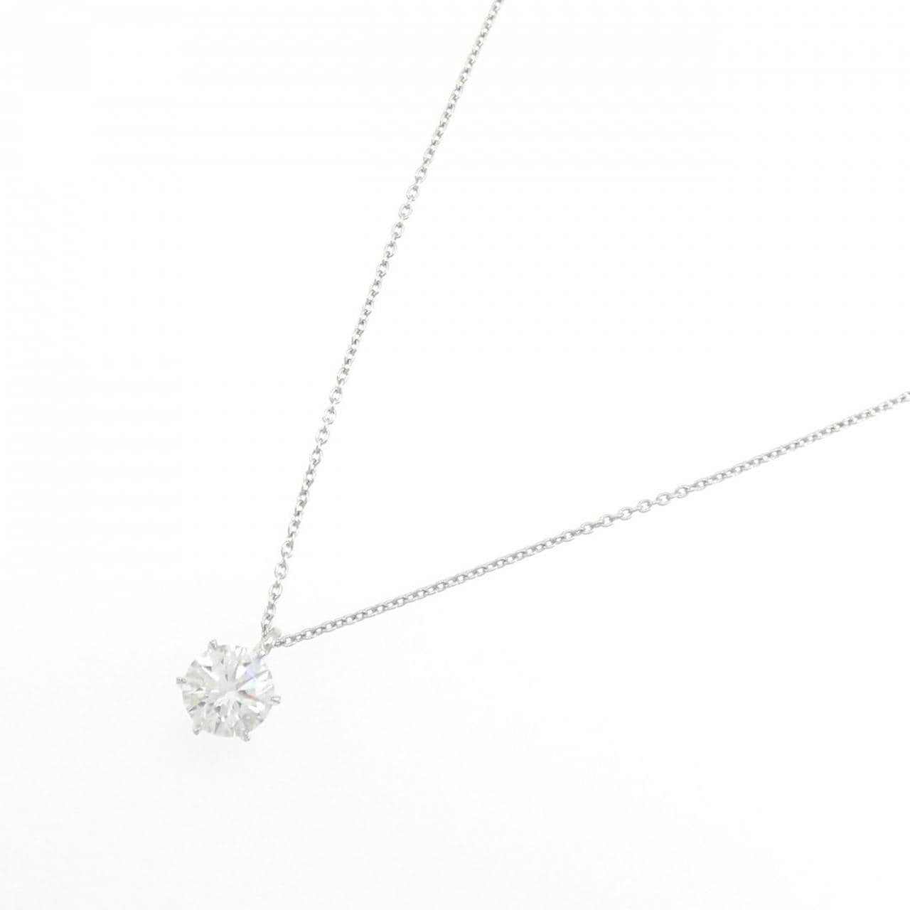 【リメイク】PT900/PT850 ダイヤモンド ネックレス 1.111CT G SI2 VG