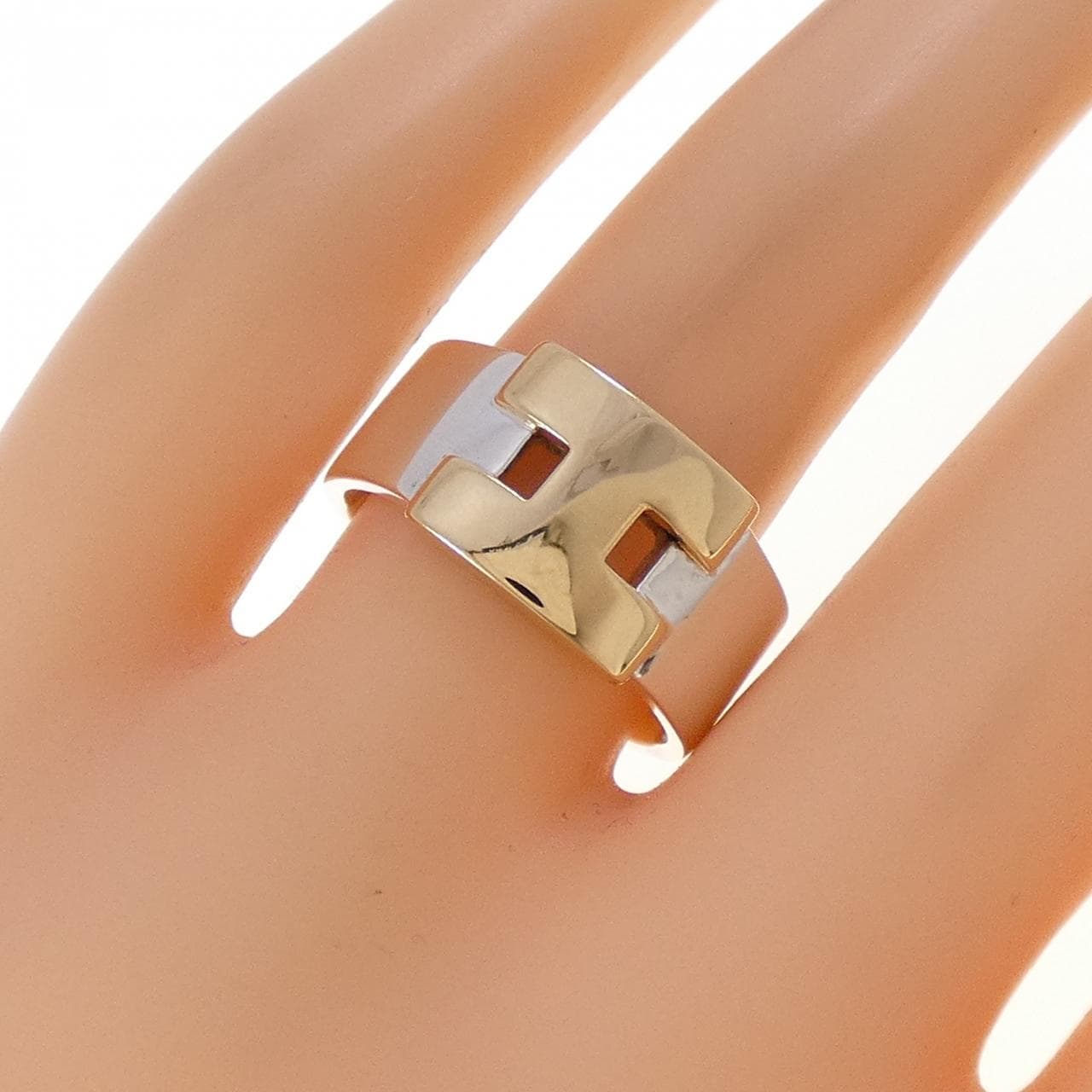 【ヴィンテージ】エルメス 925/750YG リング