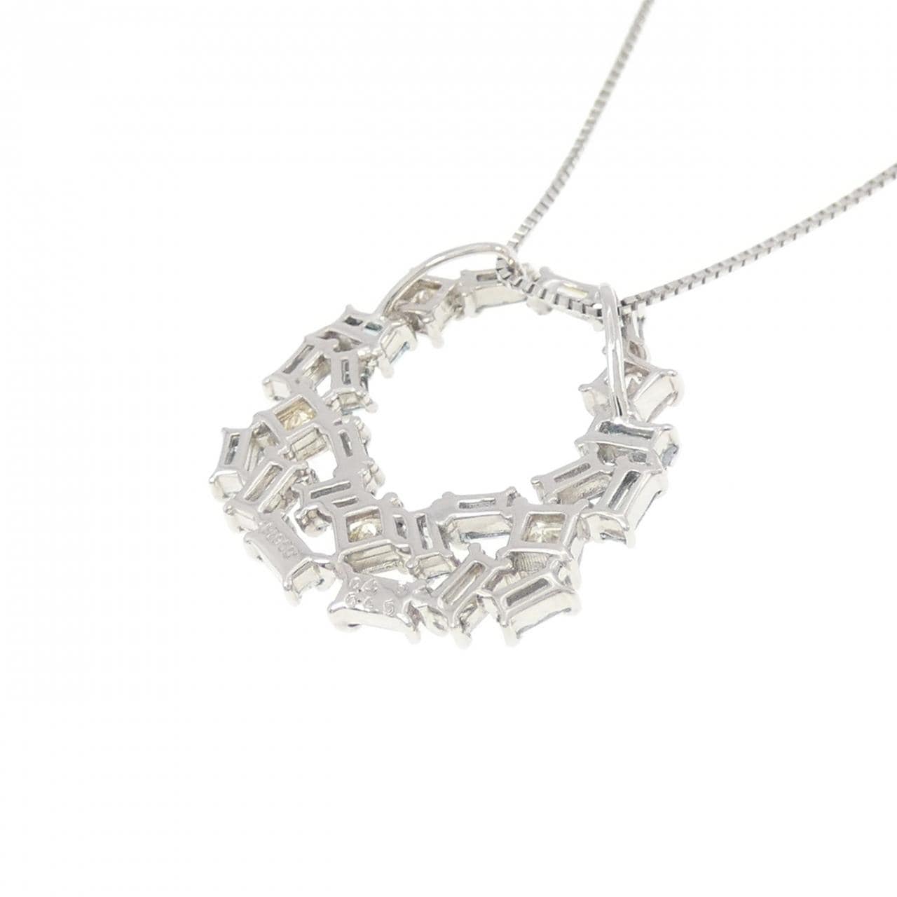 PT900/PT850 ダイヤモンド ネックレス 0.45CT