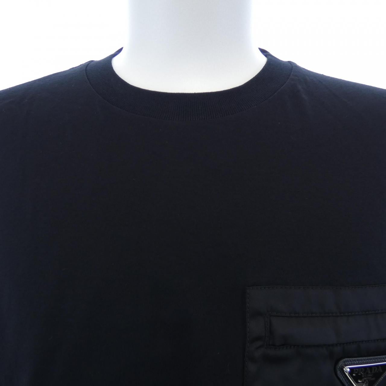 プラダ PRADA トライアングルロゴ UJN661 S221 11CK Tシャツ