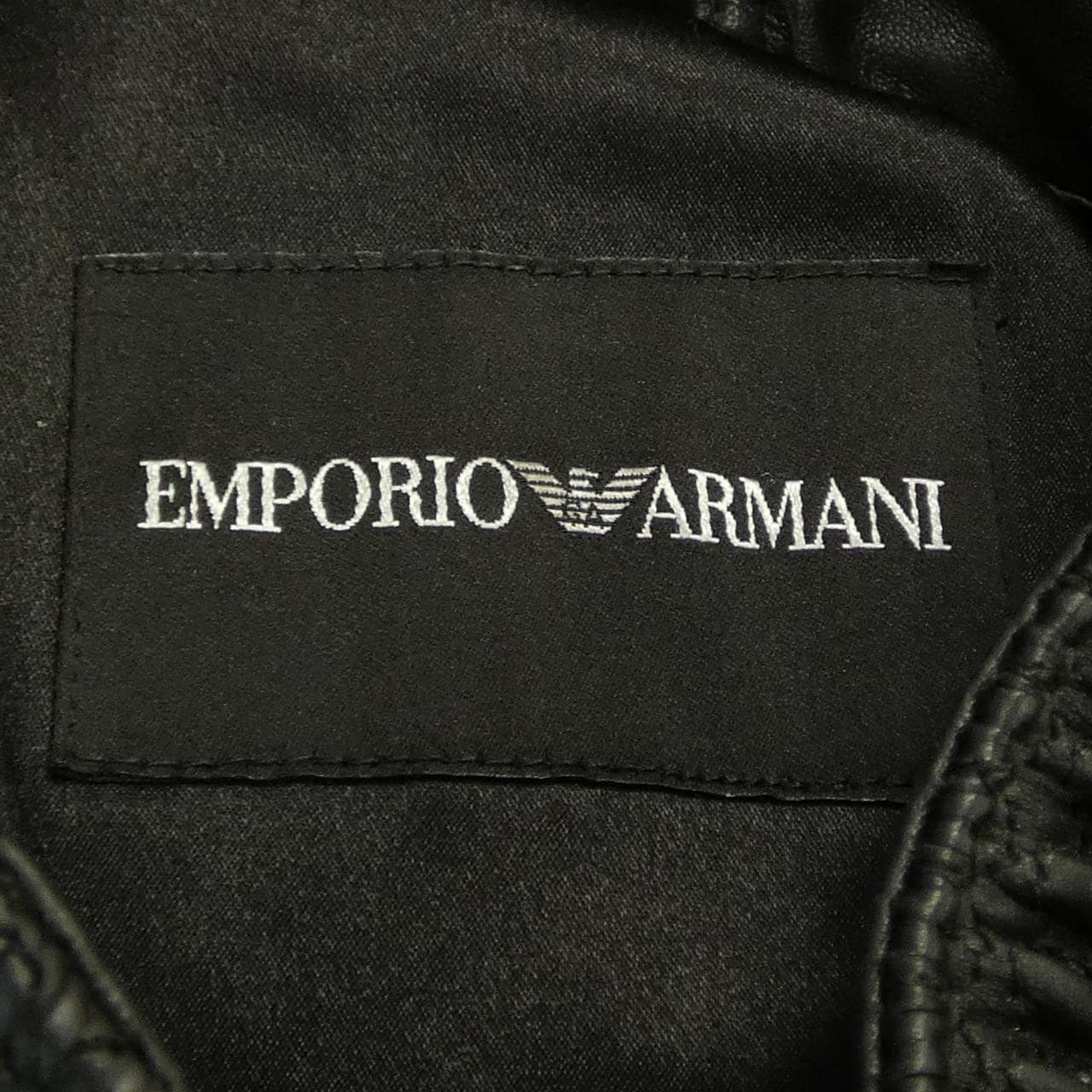 エンポリオアルマーニ EMPORIO ARMANI レザーライダースジャケット