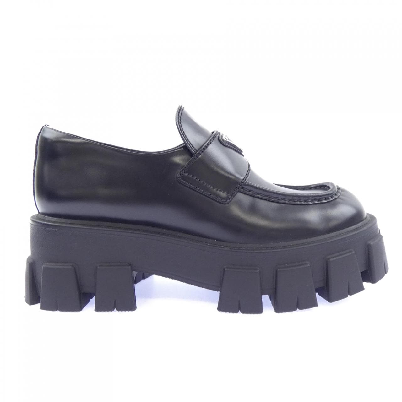 プラダ PRADA モノリス ローファー トライアングルロゴ 1D649M シューズ