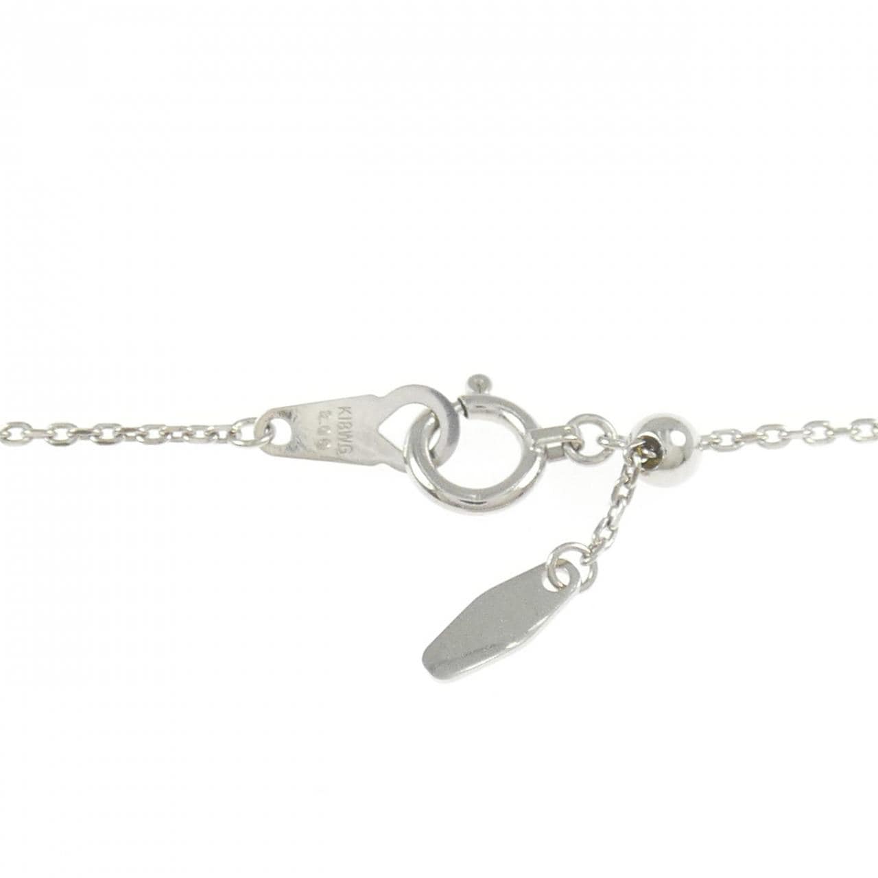 K18WG ダイヤモンド ネックレス 2.00CT