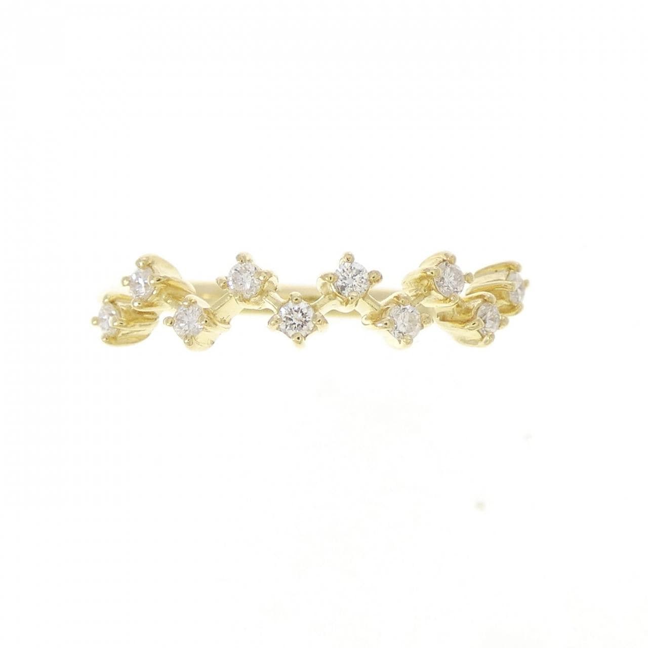 K18YG ダイヤモンド リング 0.14CT