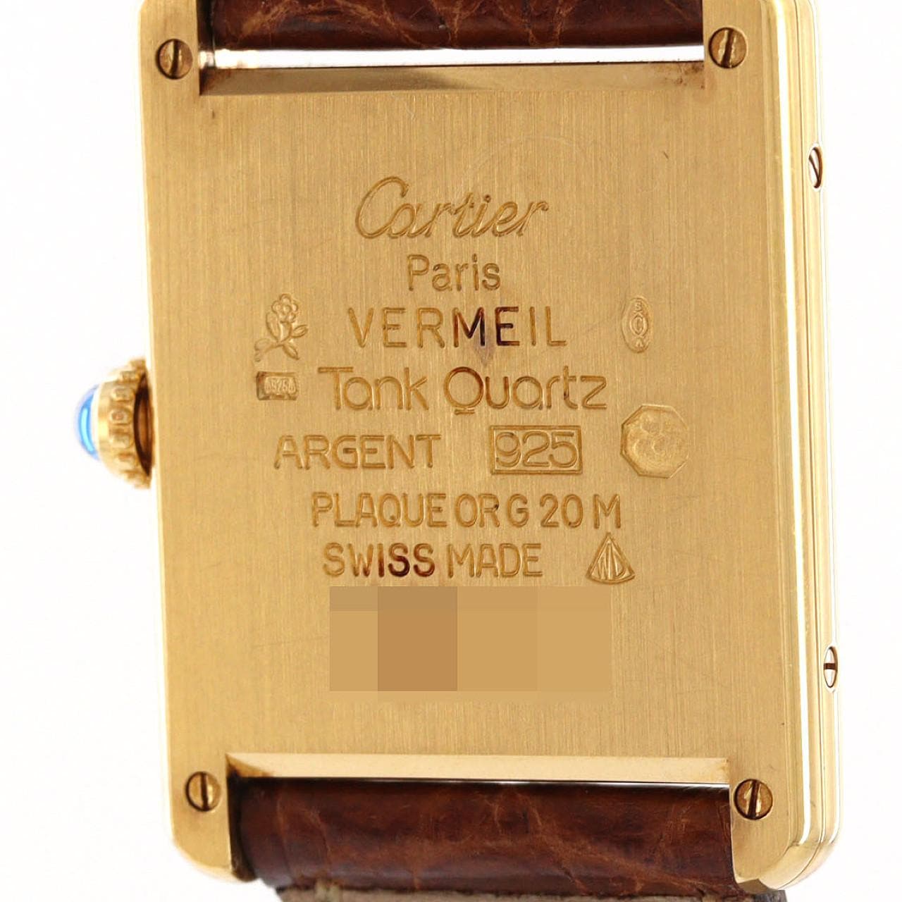 【ノーメンテナンス還元価格】カルティエ マストタンクLM GP W1002653 GP クォーツ