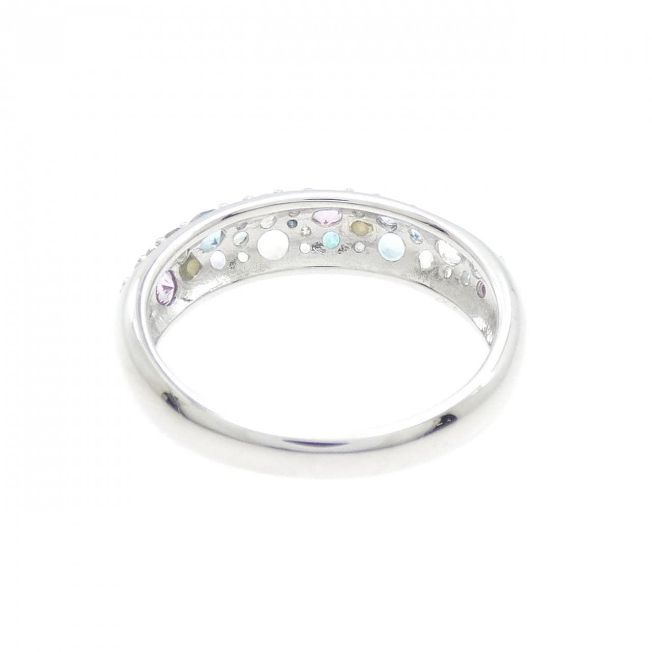 K10WG カラーストーン リング