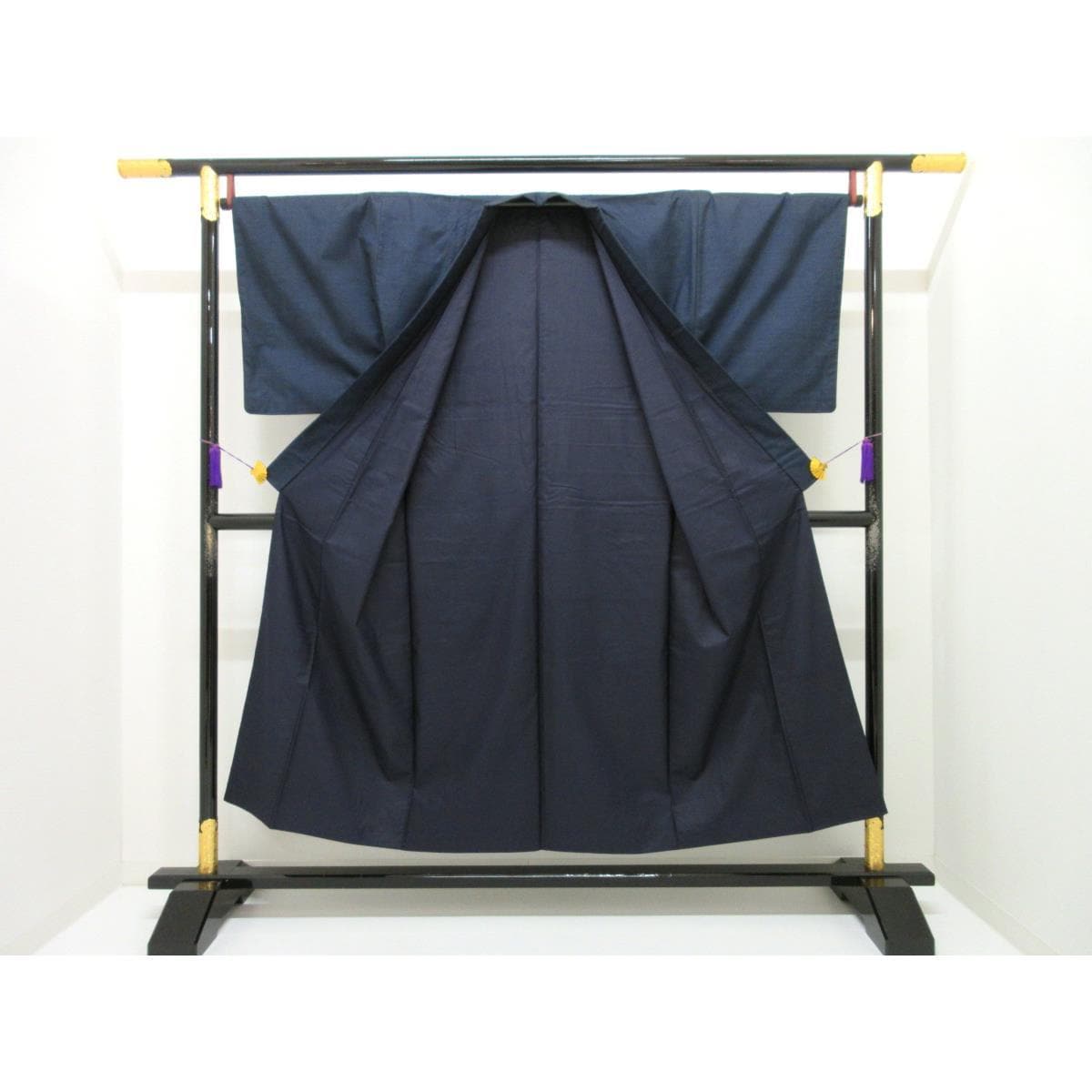 男士正品奄美大Ooshima Tsumugi丝绸和服及羽织套装（两件套），附带真品证书，100日元