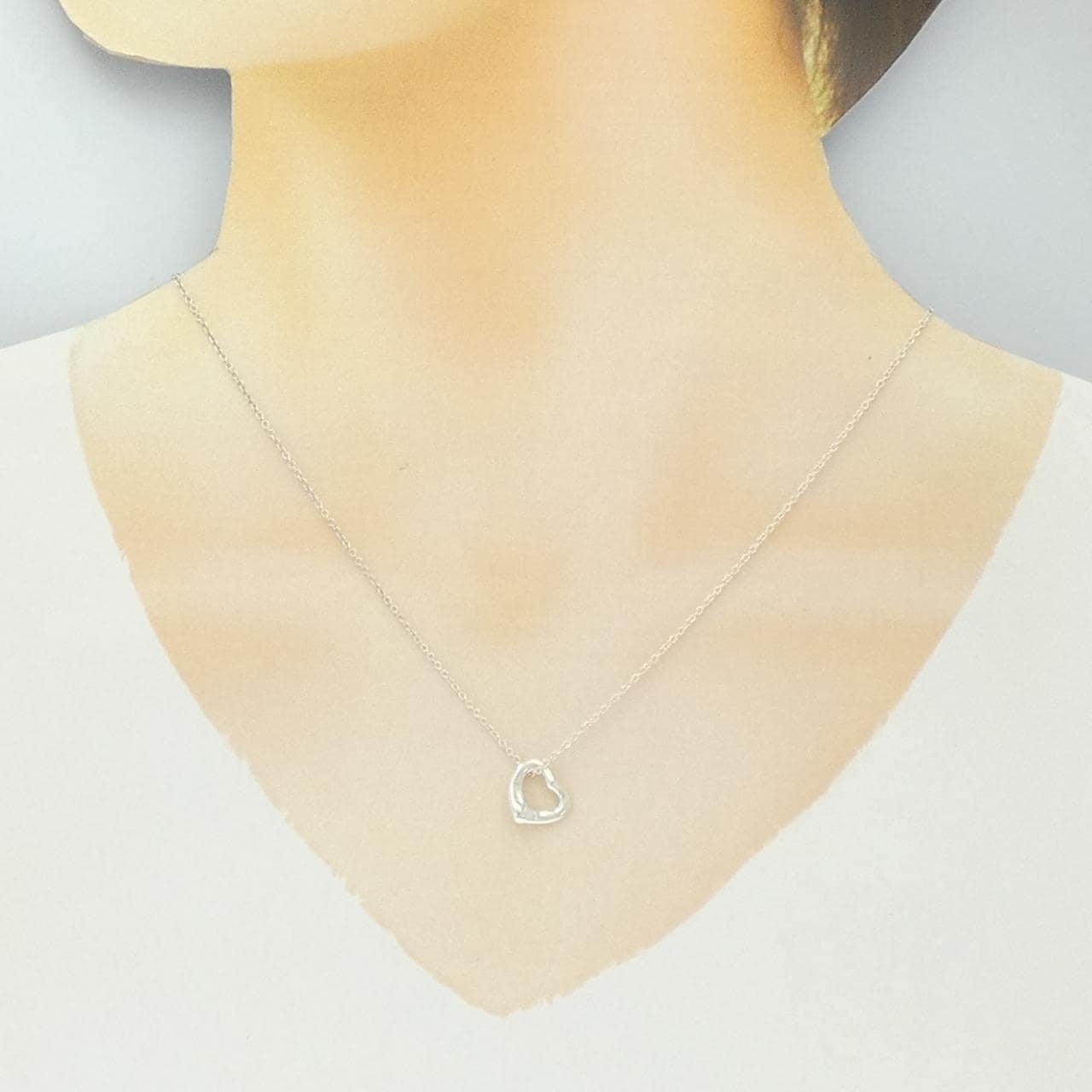 ティファニー オープンハート ネックレス