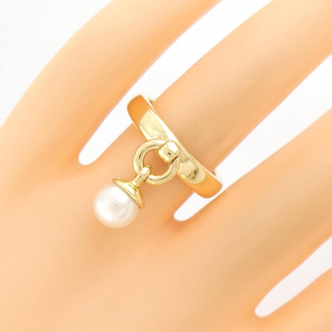 TIFFANY Akoya pearl ring 6.7mm