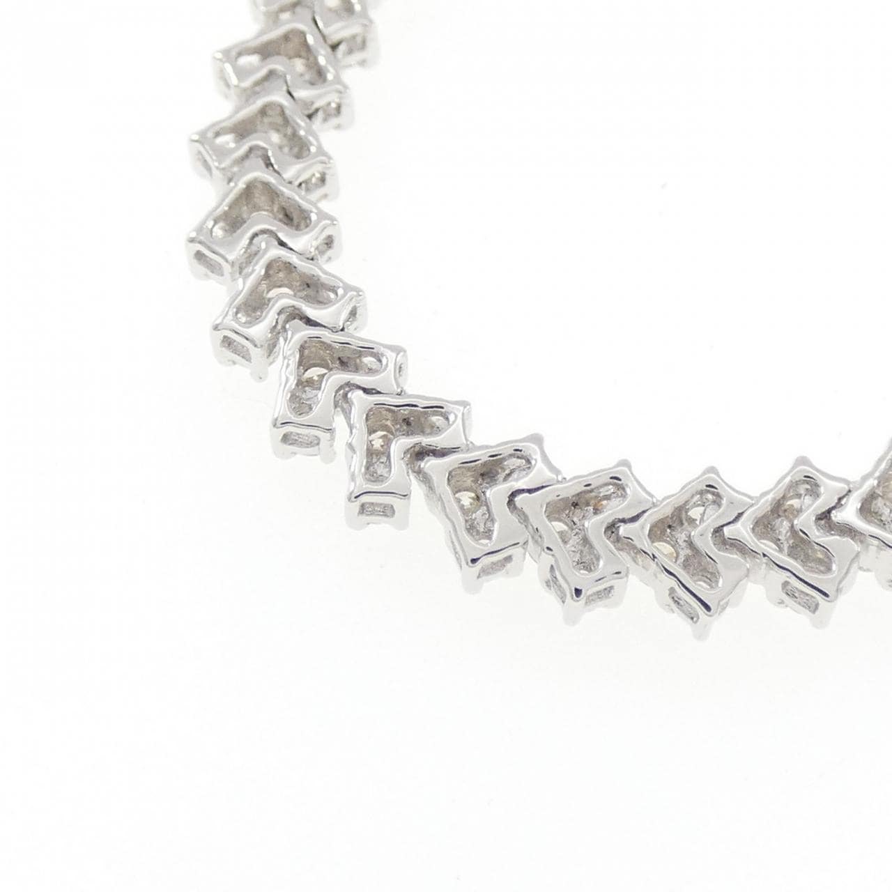 K18WG ダイヤモンド ネックレス 1.50CT