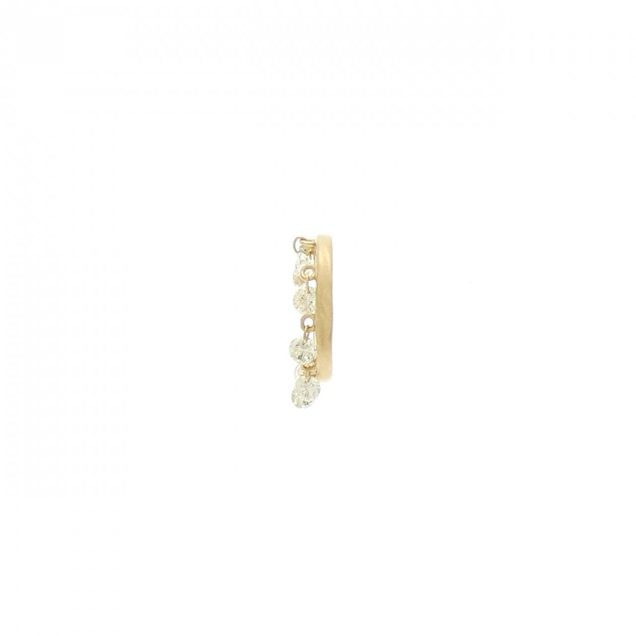 [新品] K18YG鑽石耳骨夾 0.40CT单耳