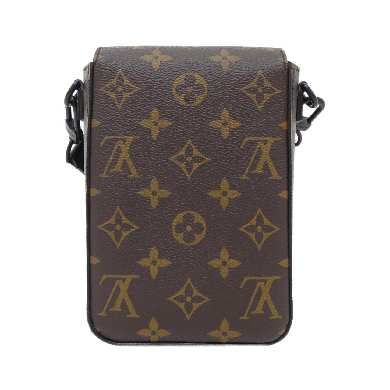 LOUIS VUITTON Monogram Macassar S Rock竖版可穿戴钱包 M81522 单肩包