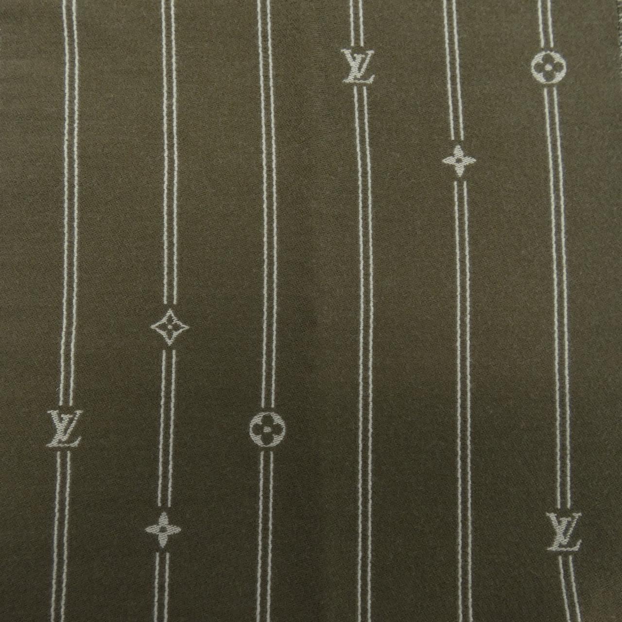 ルイヴィトン LOUIS VUITTON モノグラム ストライプス M90732 MUFFLER