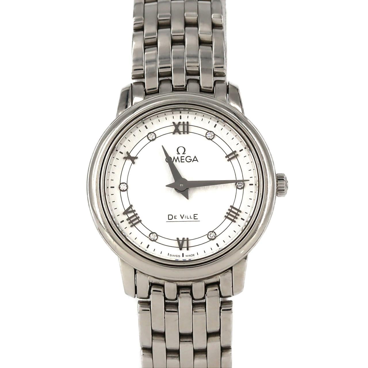 【ノーメンテナンス還元価格】オメガ デ･ヴィル プレステージ･6P 424.10.27.60.52.002 SS クォーツ