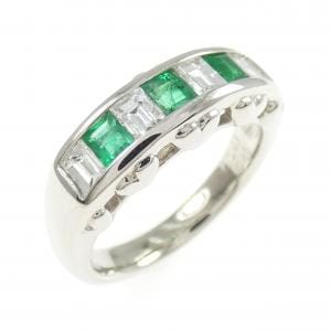 PT900 エメラルド リング 0.45CT