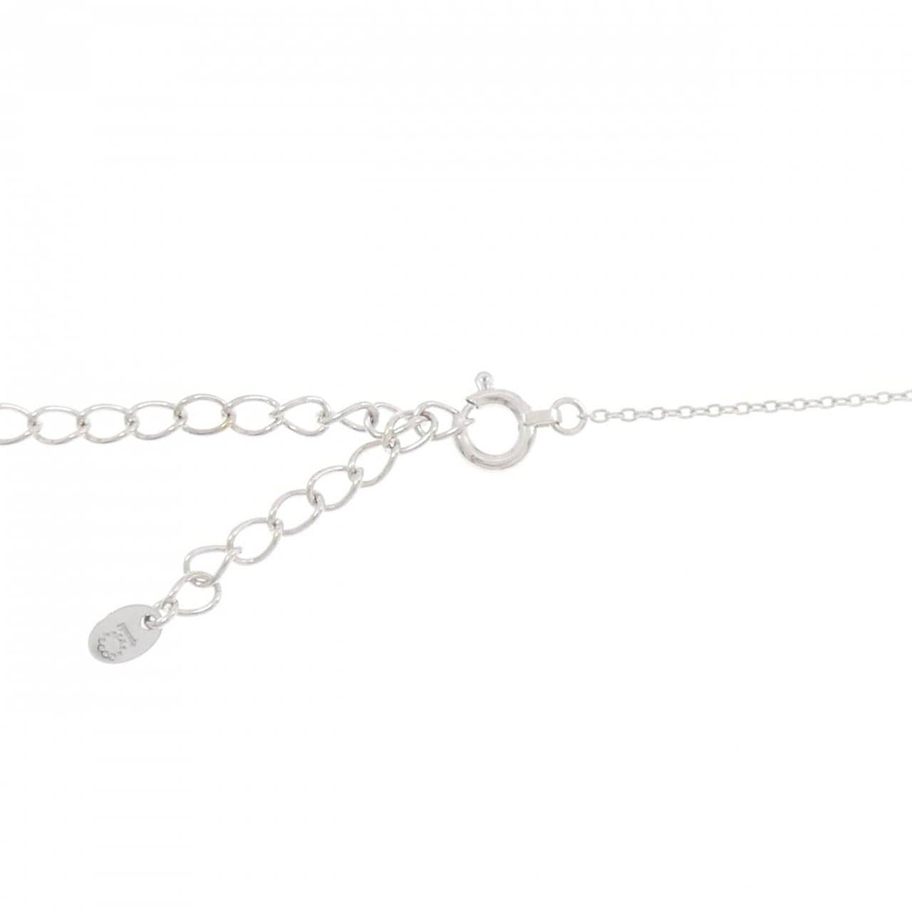 K18WG ダイヤモンド ネックレス 0.10CT