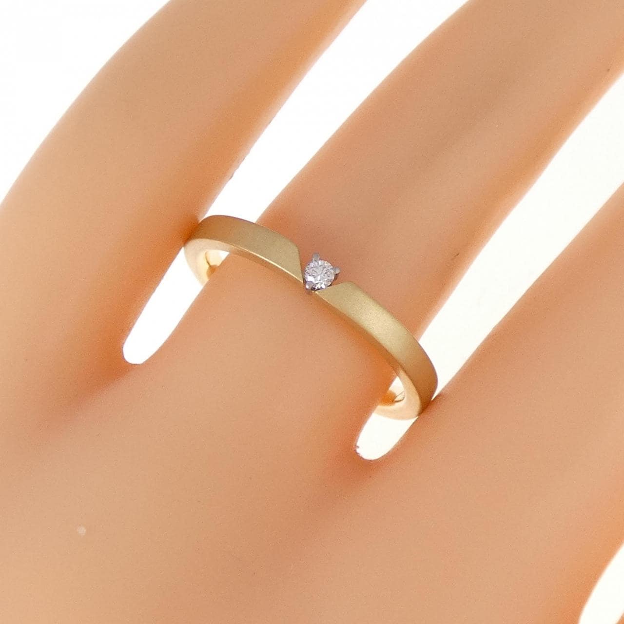 750/PT ダイヤモンド リング 0.03CT