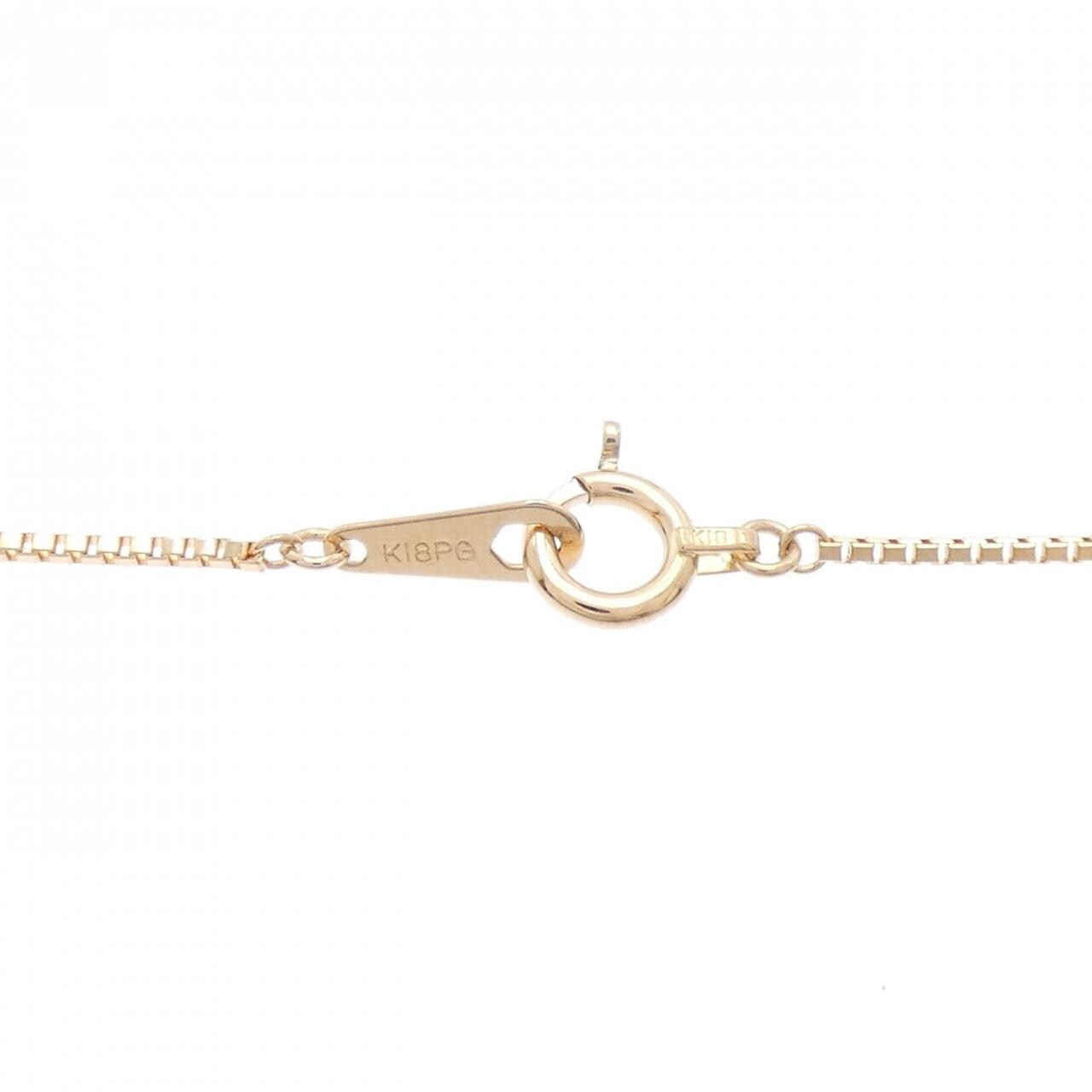 K18PG ダイヤモンド ネックレス 0.30CT