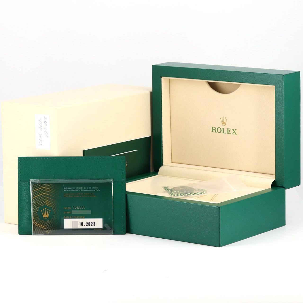 ROLEX Datejust 126333 SSxYG Automatic random number
