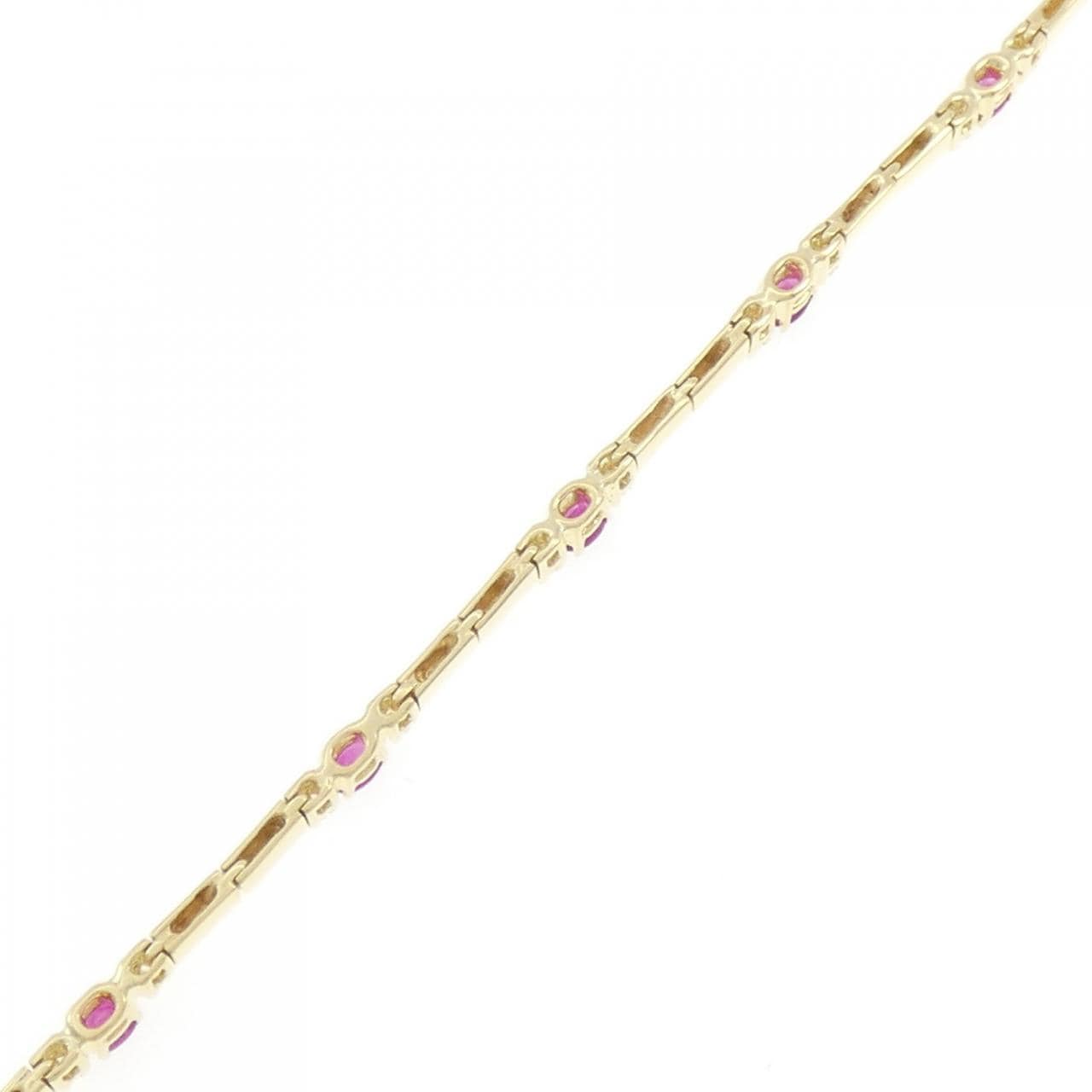750YG红宝石手链