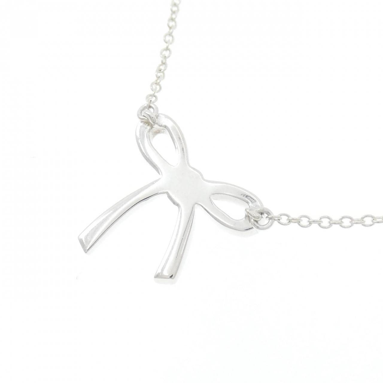 ティファニー ボウ ネックレス