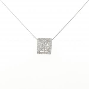 K18WG ダイヤモンド ネックレス 0.50CT