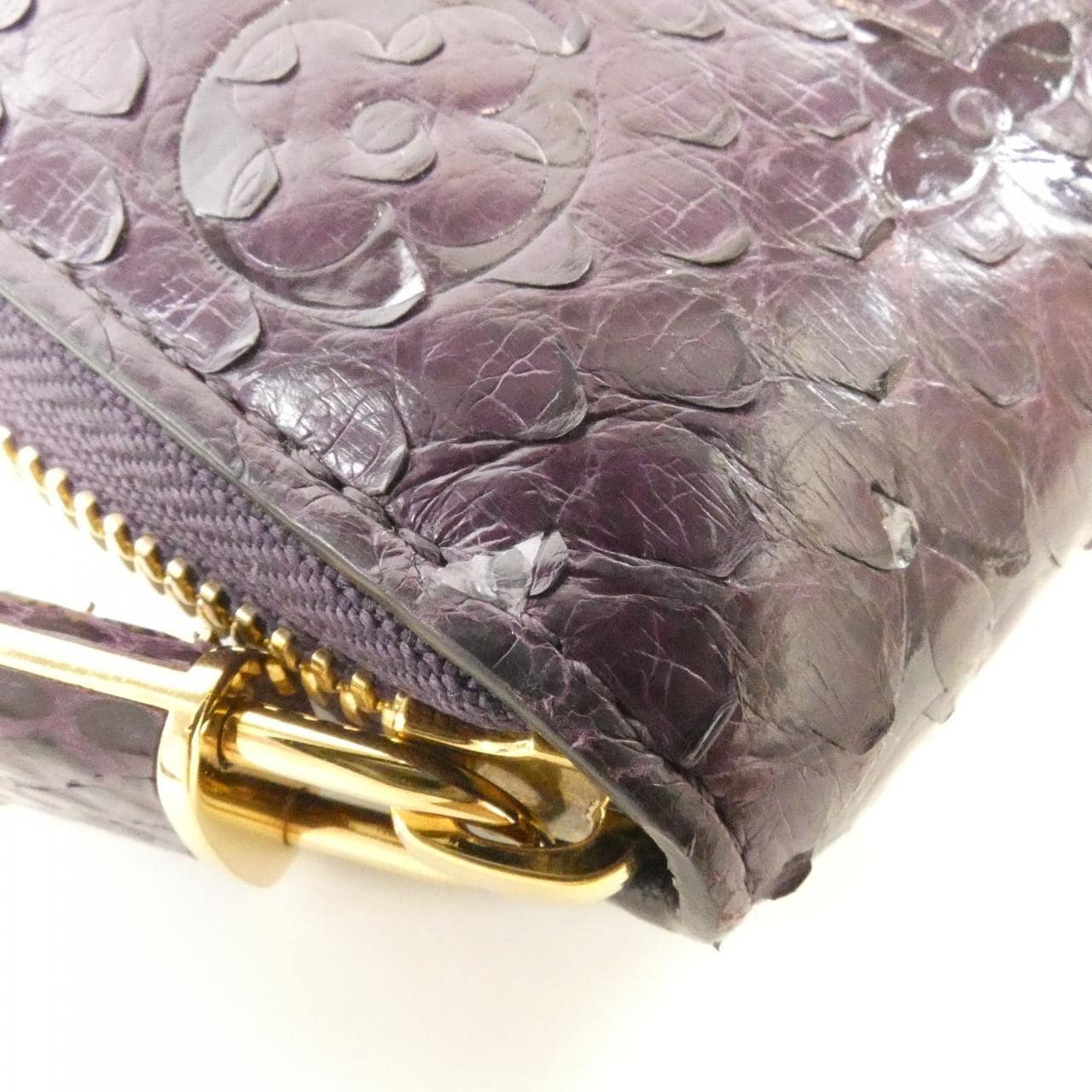 ルイヴィトン エキゾチック レザー ジッピー ウォレット 財布