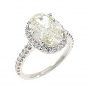 PT900 ダイヤモンド リング 2.183CT LY VS2 オーバルカット
