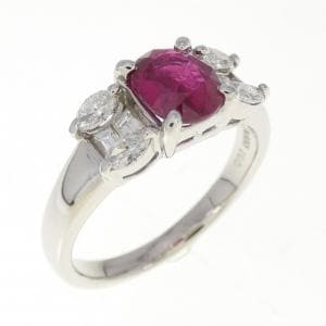 PT900 ルビー リング 1.05CT