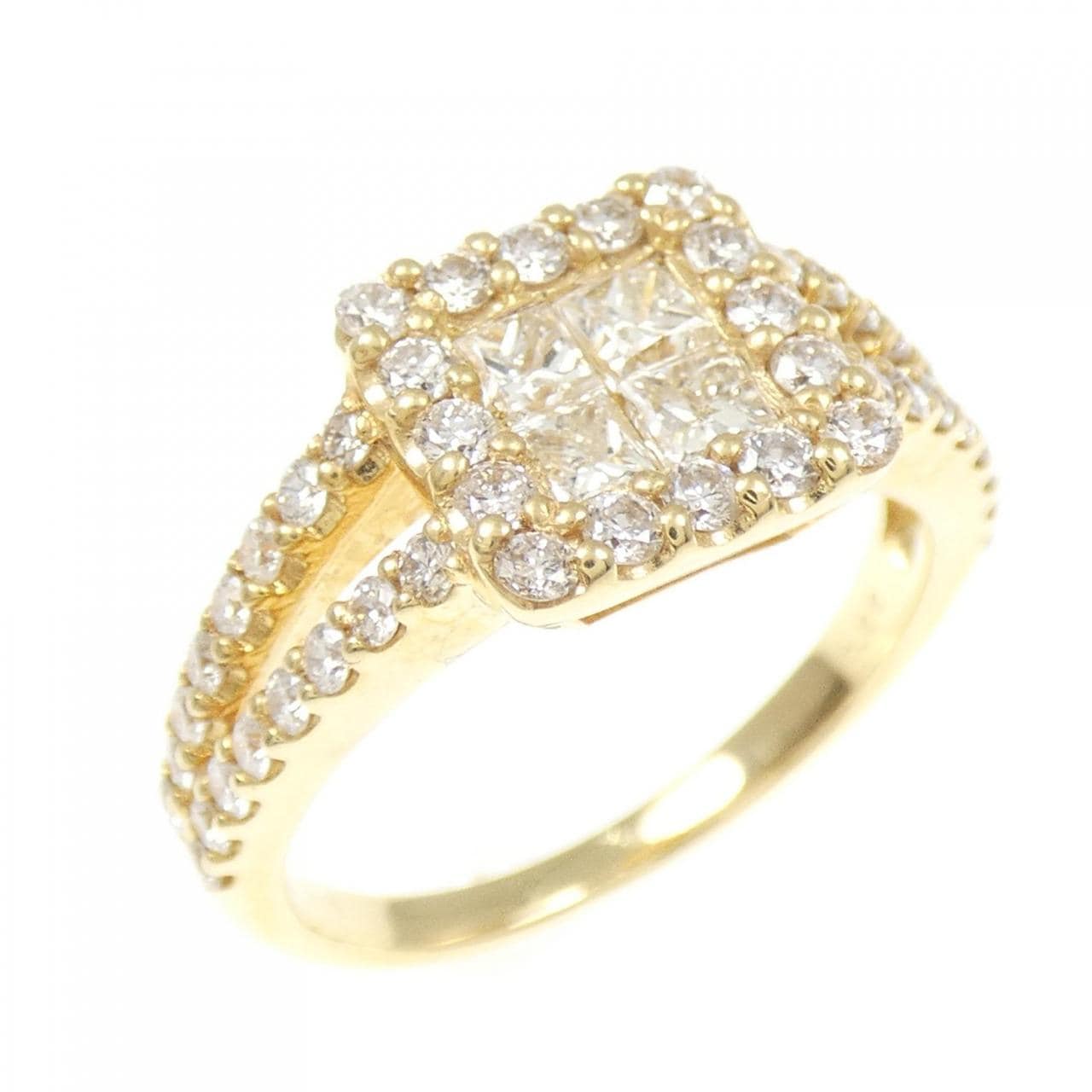 K18YG ダイヤモンド リング 1.00CT