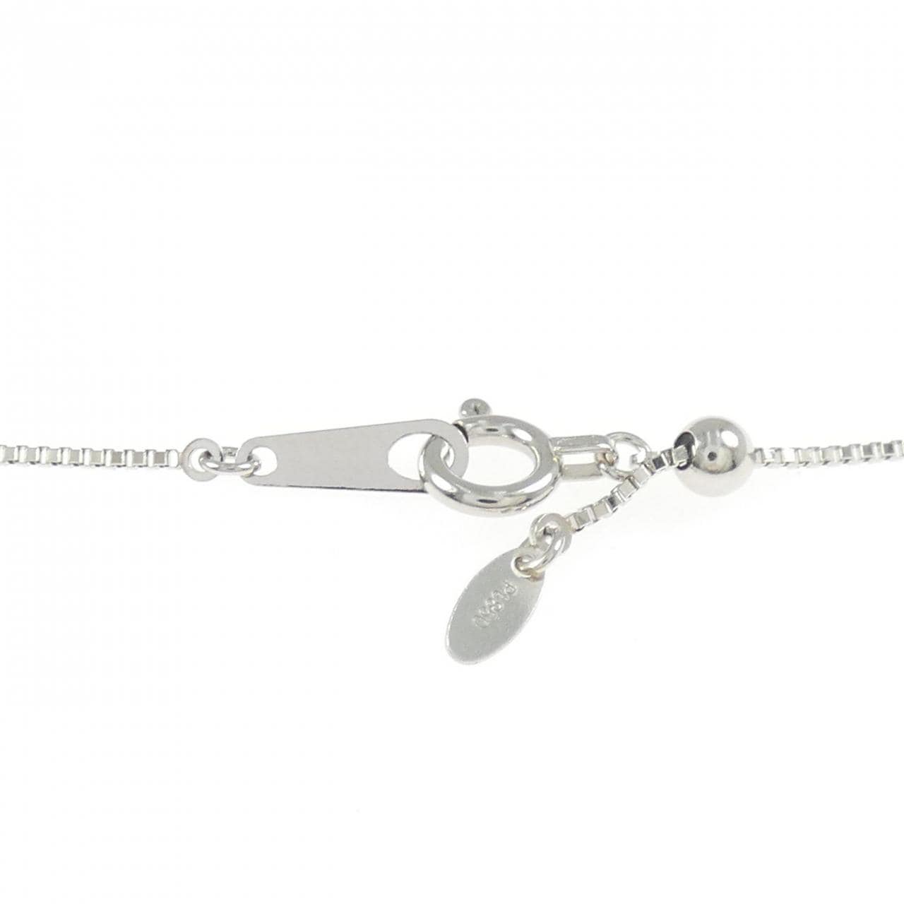 PT900/PT850 エメラルド ネックレス 0.43CT