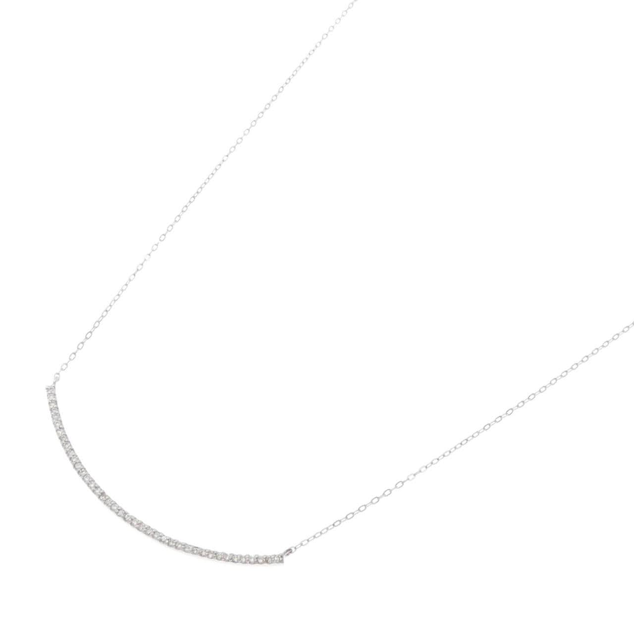 K18WG ダイヤモンド ネックレス 0.20CT