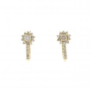 K18YG ダイヤモンド ピアス 0.50CT