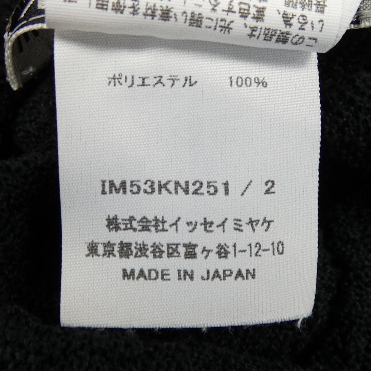 イッセイミヤケ ISSEY MIYAKE IM53KN251 トップス