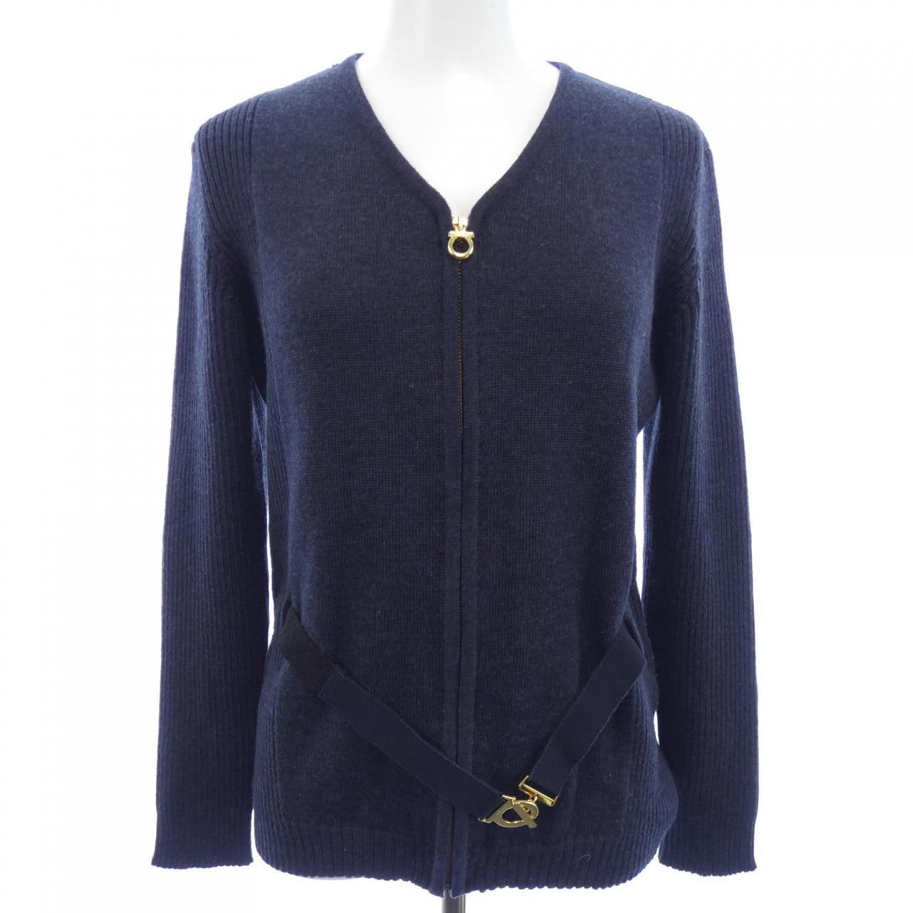 【ヴィンテージ】サルヴァトーレフェラガモ SALVATORE FERRAGAMO カーディガン