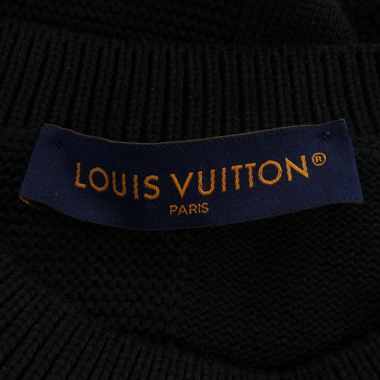 ルイヴィトン LOUIS VUITTON ダミエスティッチクルーネック HNN41WTBY ニット