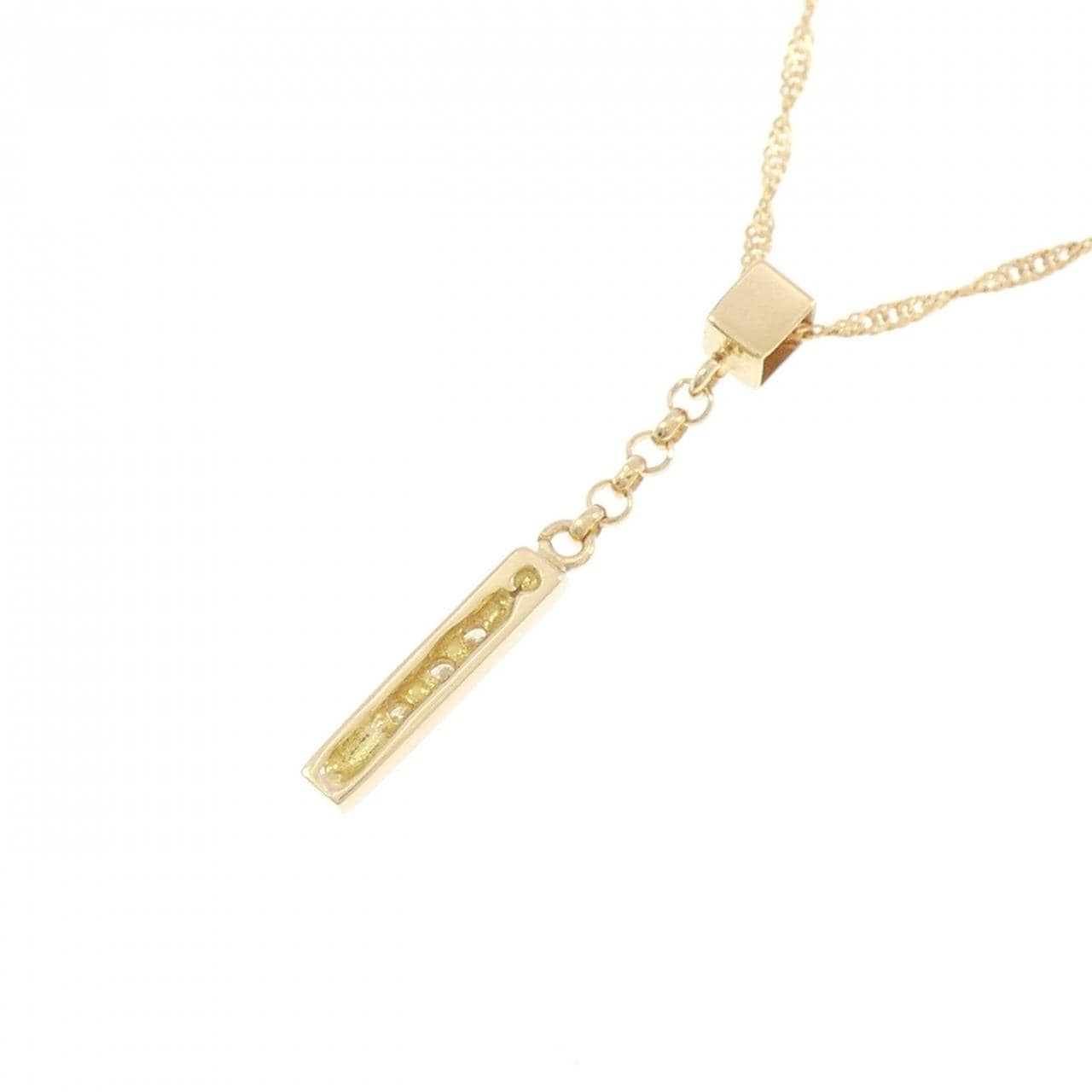 K18YG ダイヤモンド ネックレス 0.03CT