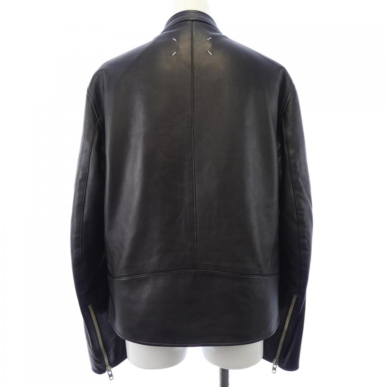メゾンマルジェラ Maison Margiela ハの字 S50AM0489 レザーライダースジャケット
