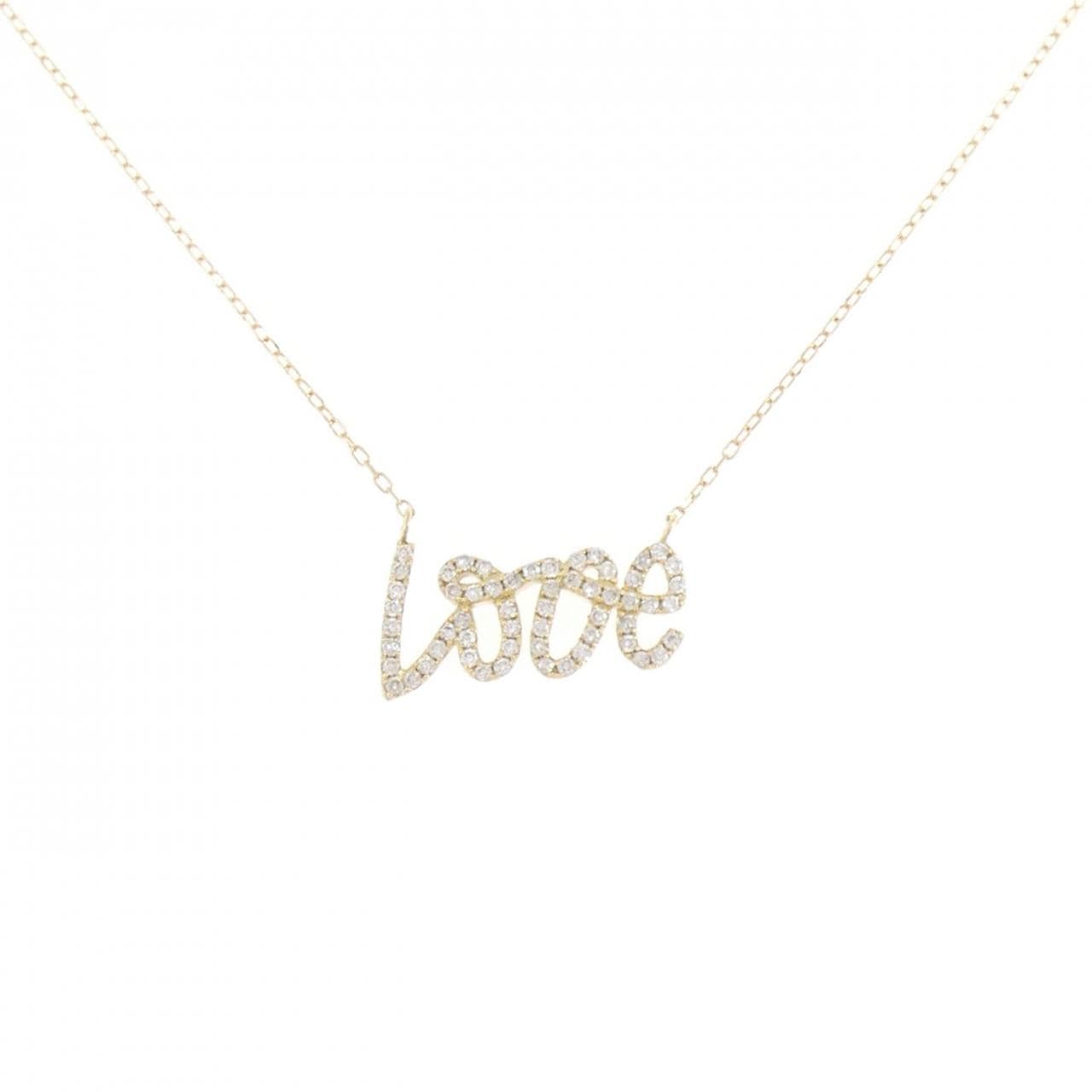 K18YG ダイヤモンド ネックレス 0.20CT