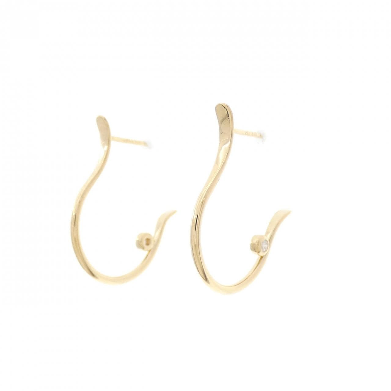 エテ ダイヤモンド ピアス 0.02CT