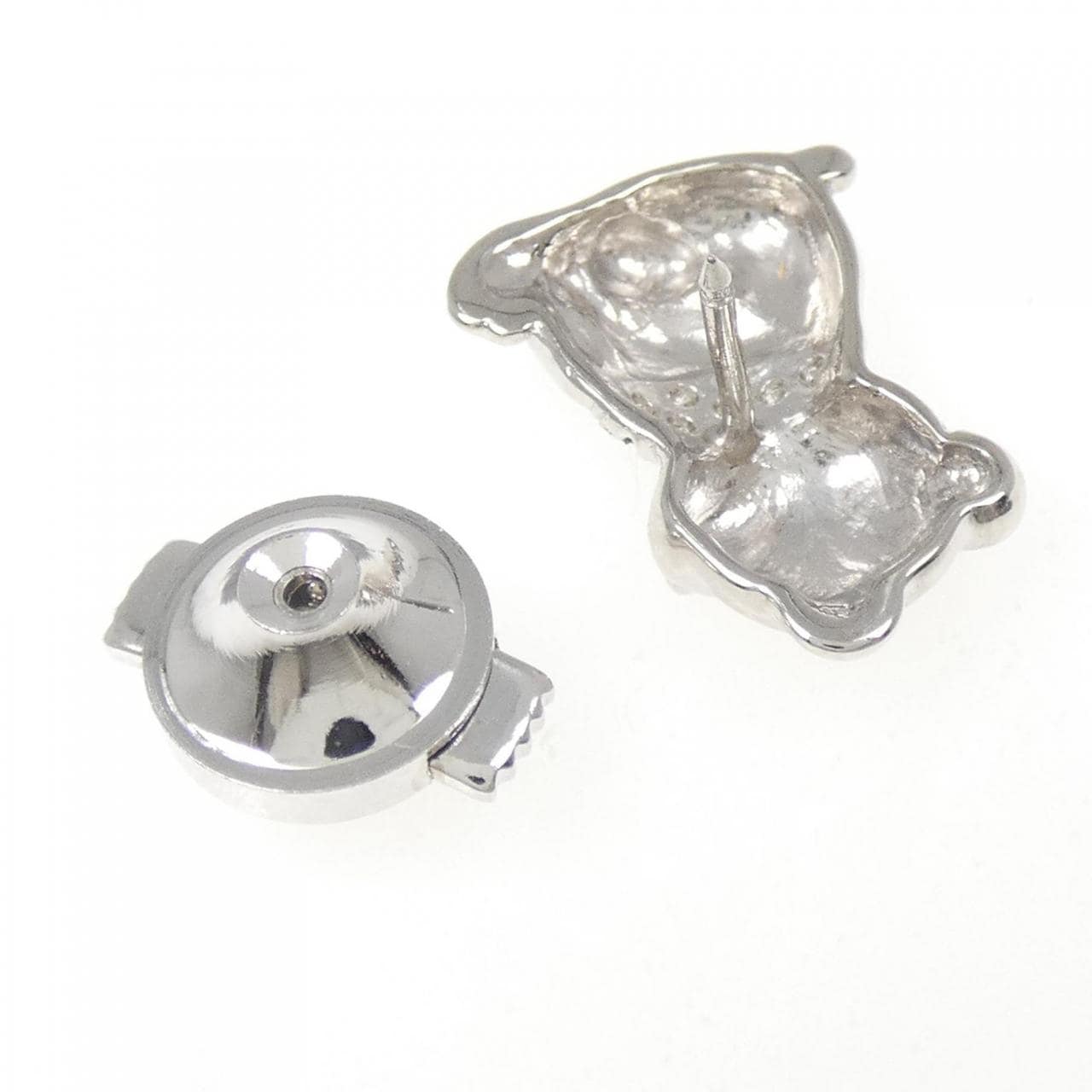 PT900 ベア ダイヤモンド ブローチ 0.07CT