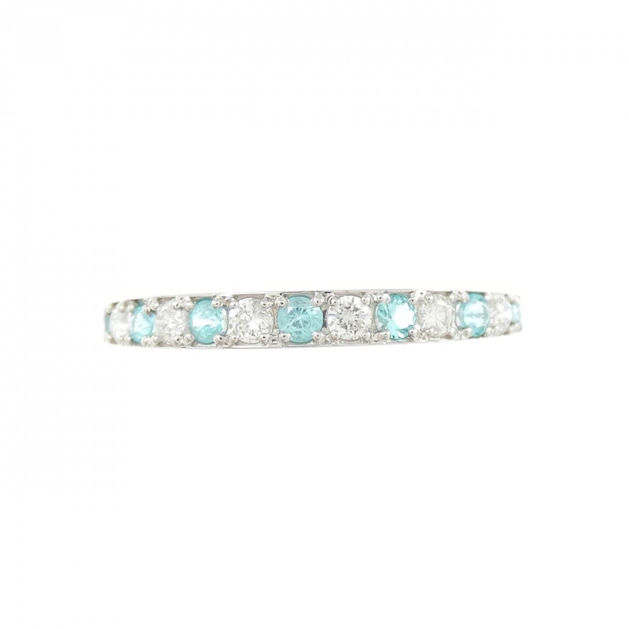 PT950 トルマリン リング 0.15CT