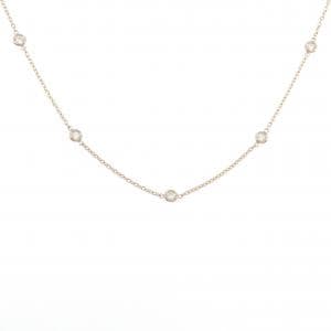 K18PG ダイヤモンド ネックレス 1.10CT