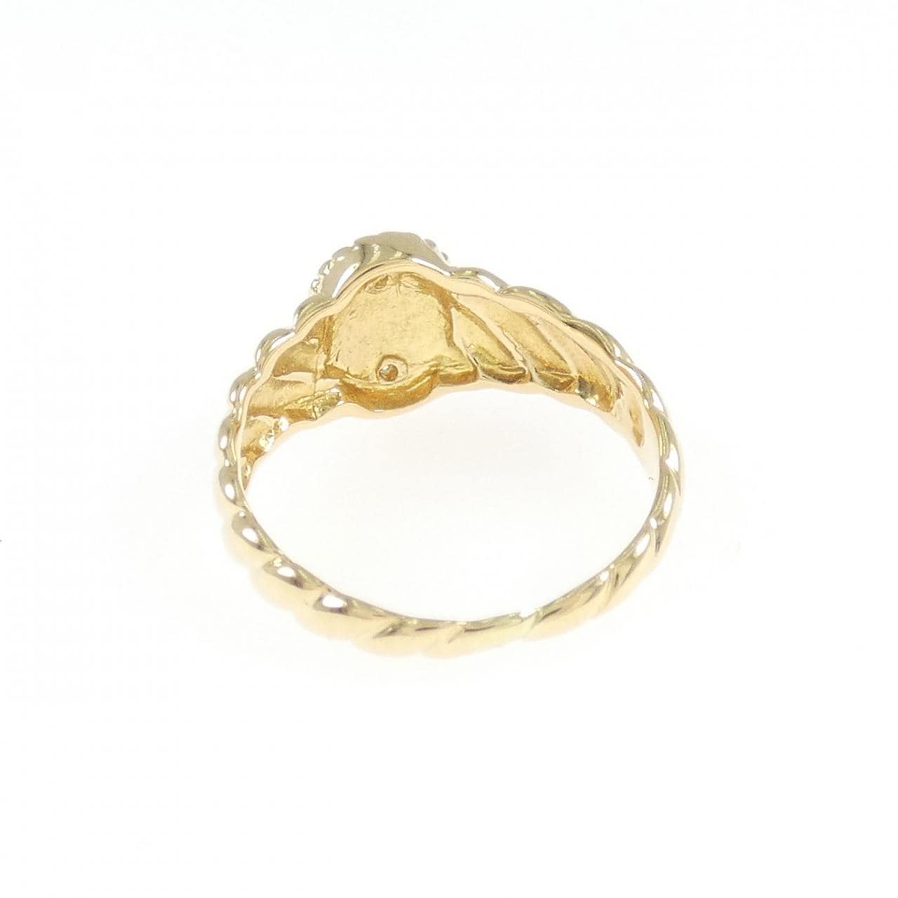 K18YG ダイヤモンド ピンキーリング 0.01CT