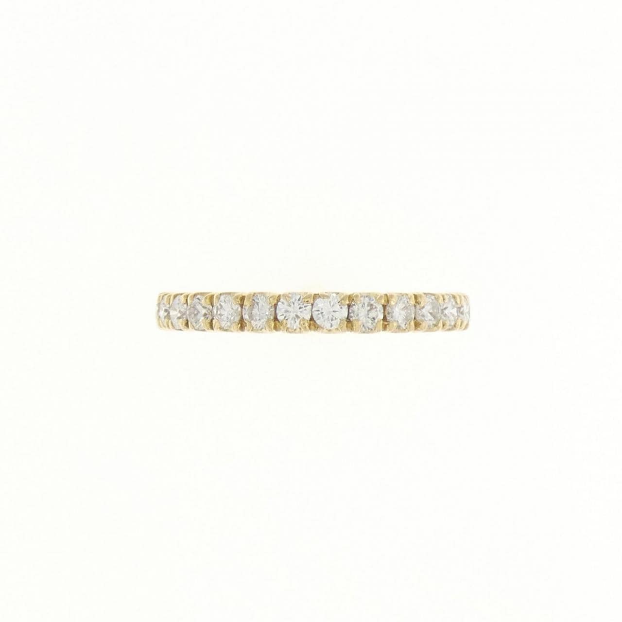 K18YG Half Eternity Diamond Ring 0.48CT