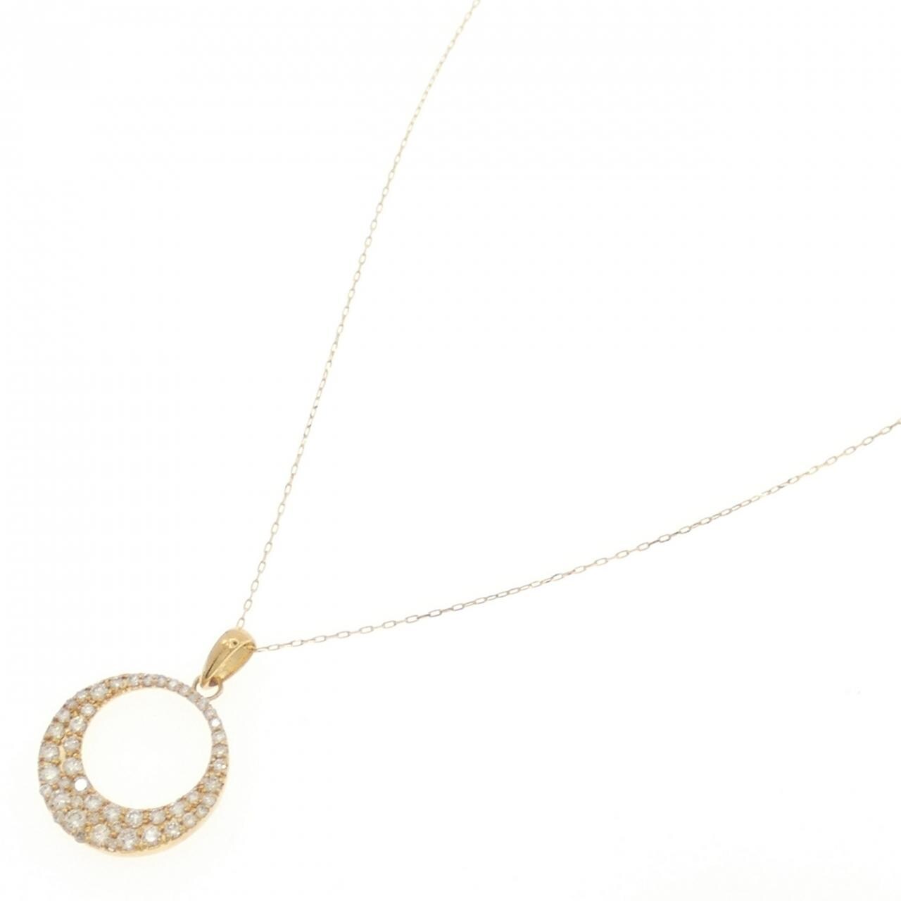 【新品】K18YG ダイヤモンド ネックレス 0.50CT