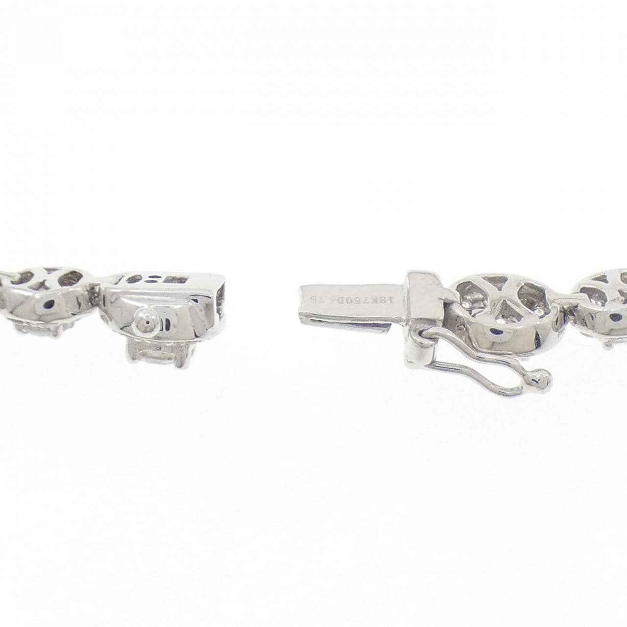 750WG ダイヤモンド ブレスレット 4.75CT