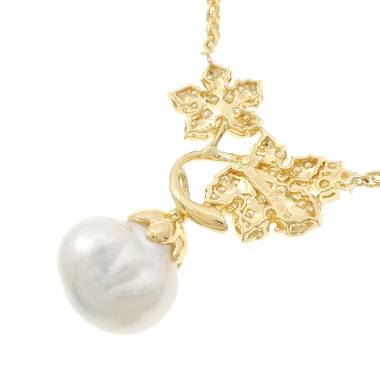 ミキモト 白蝶パール ネックレス