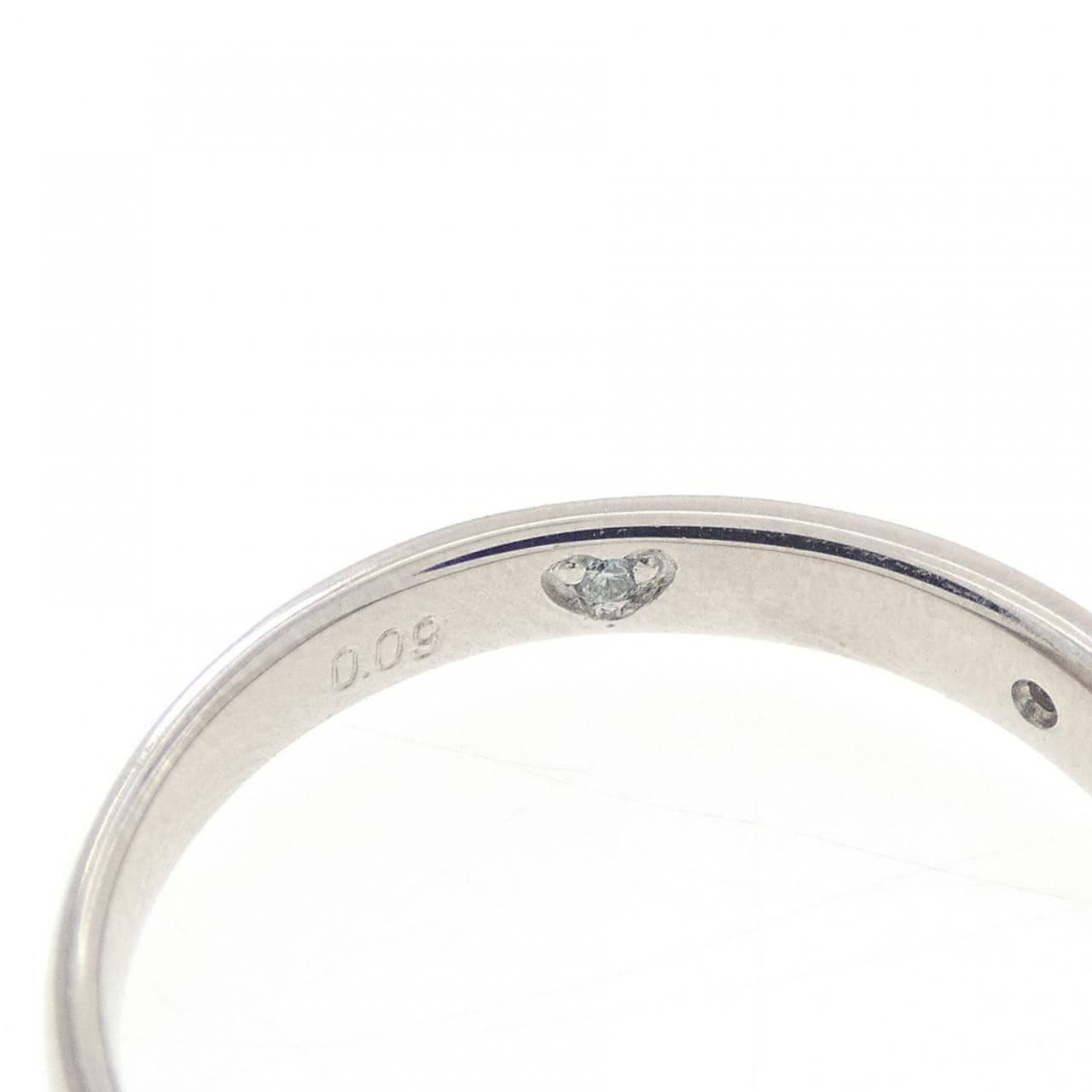 PT900 ハート ダイヤモンド リング 0.09CT