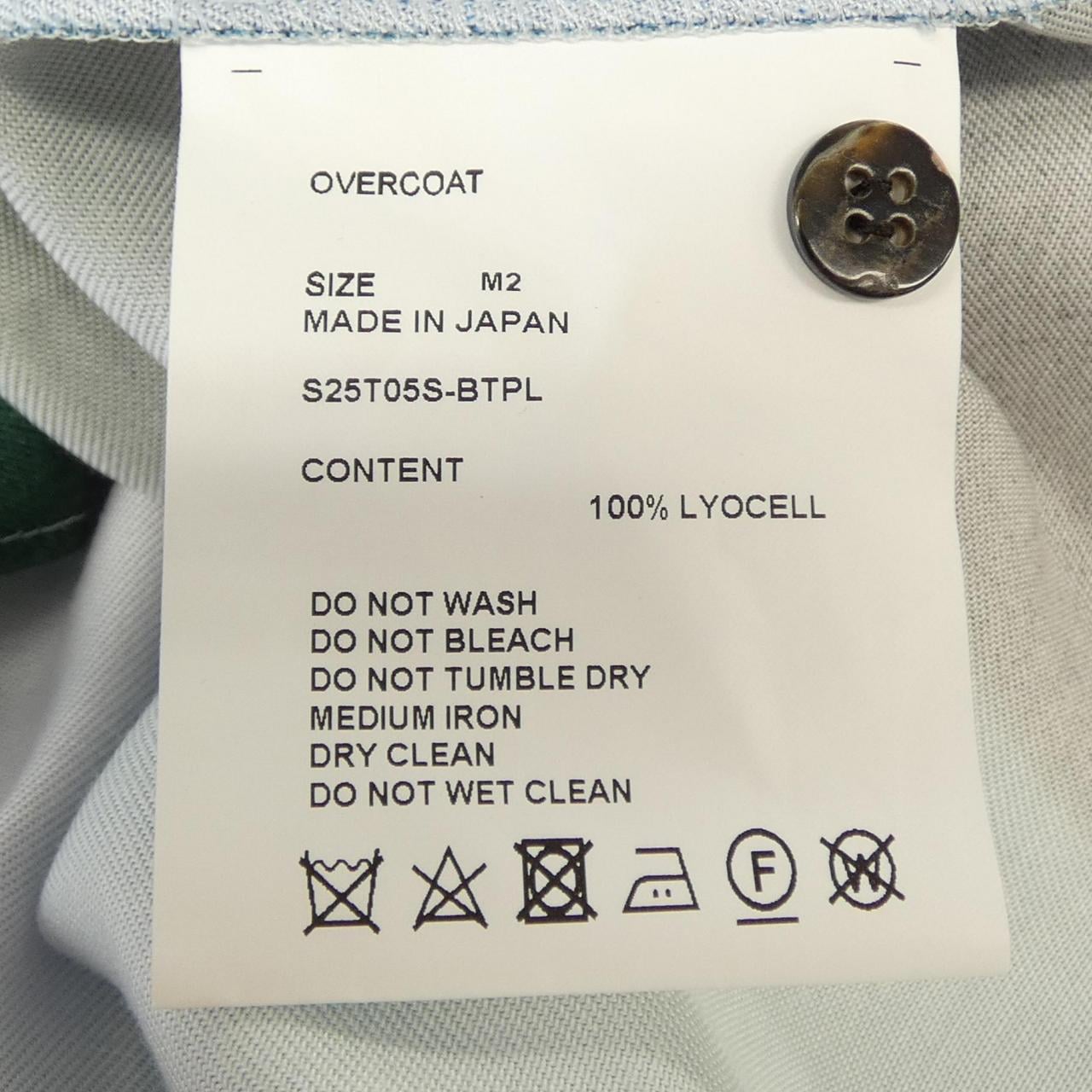 オーバーコート OVERCOAT S25T05S-BTPL シャツ